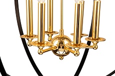 Подвесная люстра iLamp Element 9977-800 Gold&Black 3