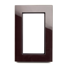 Рамка 2-модульная Stekker Катрин шоколад GFR00-7012-04 39569