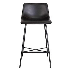 Барный стул AksHome Mexico черный + черная нить, экокожа 63663 3