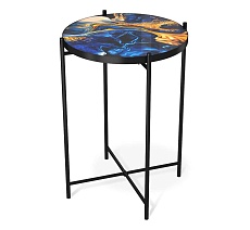 Журнальный стол Sheffilton SHT-CT8-3 синий сапфир/черный муар 5093730110 2