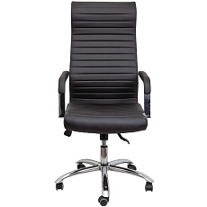 Офисное кресло AksHome Grid чёрный, экокожа 69794 4