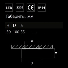 Потолочный светодиодный светильник Lightstar Zolla 213911 1