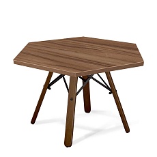 Журнальный стол Sheffilton SHT-S70/ЛДСП 70 темный орех/черный муар/орех тьеполо 5129653401