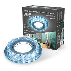 Встраиваемый светильник Gauss Backlight с подсветкой BL040 4