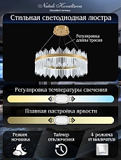 Подвесной светодиодный светильник Natali Kovaltseva Smart Нимбы Led Lamps 81262 1
