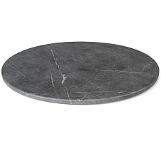 Обеденная группа Sheffilton SHT-DS200 мрамор премиум темный/хром лак/белый 8226017701 2