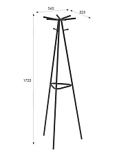 Напольная вешалка Мебелик Галант 217 007158 2
