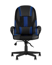 Игровое кресло TopChairs ST-Cyber 9 черный/синий текстиль/экокожа ST-Cyber 9 BLUE 2
