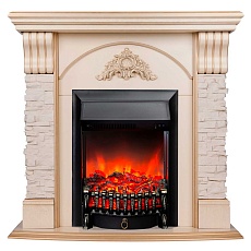 Электрокамин Realflame Athena WT с очагом Fobos Lux Black 301128