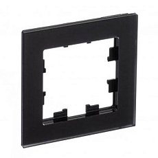 Рамка 1-постовая Systeme Electric AtlasDesign Nature черная ATN331001