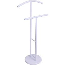 Костюмная вешалка AksHome Milo белый, металл 77621