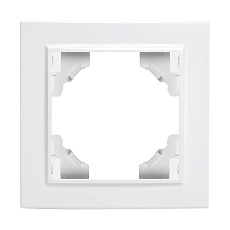 Рамка 1-постовая Stekker Эрна белый PFR00-9001-01 39623