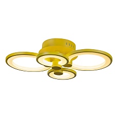 Потолочная светодиодная люстра iLedex Ring A001/4 Yellow 2