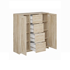 Тумба Шведский Стандарт Сириус 156х47 с 4 ящиками 2.02.03.350.3 2