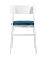 Комплект стульев Stool Group ODEN WHITE мягкое сидение синее 2шт. MH52035 WHITE APPLE-7 BLUE X2 4