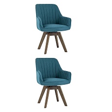 Комплект стульев Stool Group вращающийся MANS бирюзовый 2 шт. LW1908-SV FG919-5 X2