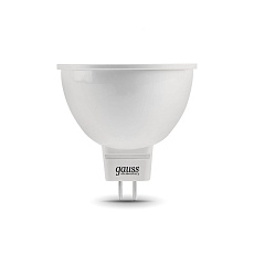 Лампа светодиодная Gauss GU5.3 5.5W 3000K матовая 13516 5
