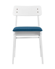 Комплект стульев Stool Group ODEN WHITE мягкое сидение синее 2шт. MH52035 WHITE APPLE-7 BLUE X2 2