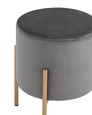 Пуф Stool Group Кейси велюр серый vd-keysi-b27 3