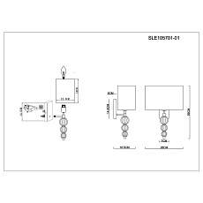 Бра Evoluce Ramer SLE105701-01 1