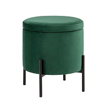 Пуф Stool Group Грейс велюр зелёный vd-grays-b19