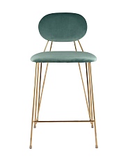 Полубарный стул Stool Group Элис вельвет мятный FDC8001 MINT FUT-70 2