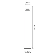 Уличный светодиодный светильник Lightstar Raggio 377707 1