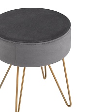 Пуф Stool Group Спейси велюр серый vd-spacy-b27 2