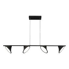 Подвесная светодиодная люстра iLedex Syzygy X090140 BK 2