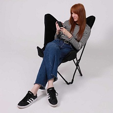 Складной стул AksHome Maggy ткань - чёрный 86925 2