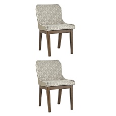 Комплект стульев Stool Group NYMERIA бежевый 2 шт. LW1810 6P663322-8A + PVC MONTE X2