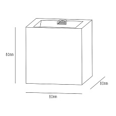 Бра Deko-Light Mini Cube Beige Granit 620138 1