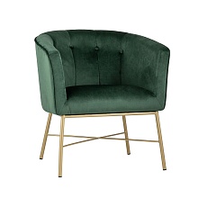 Кресло Stool Group Шале велюр зеленый FALETTE GREEN