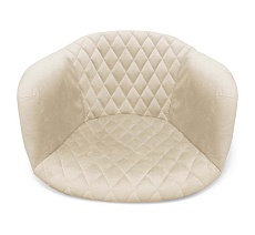 Обеденная группа Sheffilton SHT-DS143 кремовый/бетон крем/черный муар 8923456201 4