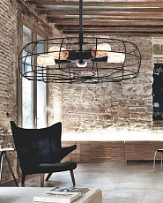 Подвесная люстра Lumina Deco Nino LDP 8008 BK 2