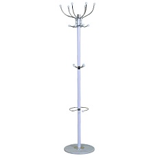 Напольная вешалка AksHome Beta белый, металл 50629