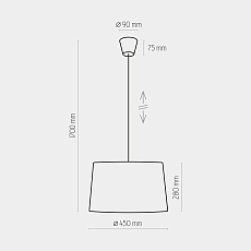 Подвесной светильник TK Lighting 1883 Maja White 2
