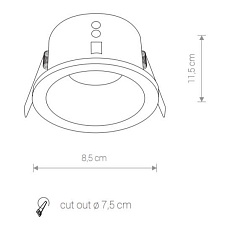 Встраиваемый светильник Nowodvorski Charlie 8367 1