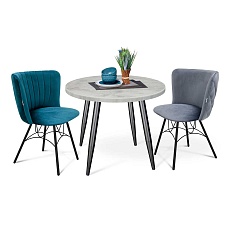 Обеденная группа Sheffilton SHT-DS120 тихий океан/серый/бетон/черный муар 6132446701