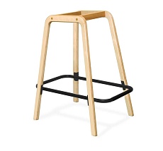 Полубарный стул Sheffilton SHT-ST36-1/S94-1 тихий океан/прозр. лак/черный муар 9987455201 1