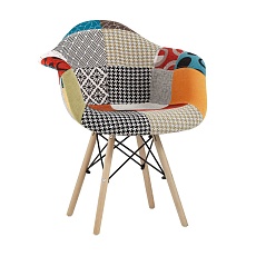 Кресло Stool Group EAMES пэчворк Y809
