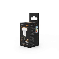Лампа светодиодная рефлекторная Gauss E14 4W 2700K матовая 106001104 3
