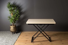 Стол-трансформер Levmar Compact D31/S53 (выбеленный дуб/черные опоры) 7335659301 2